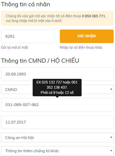 đăng kí vay robocash