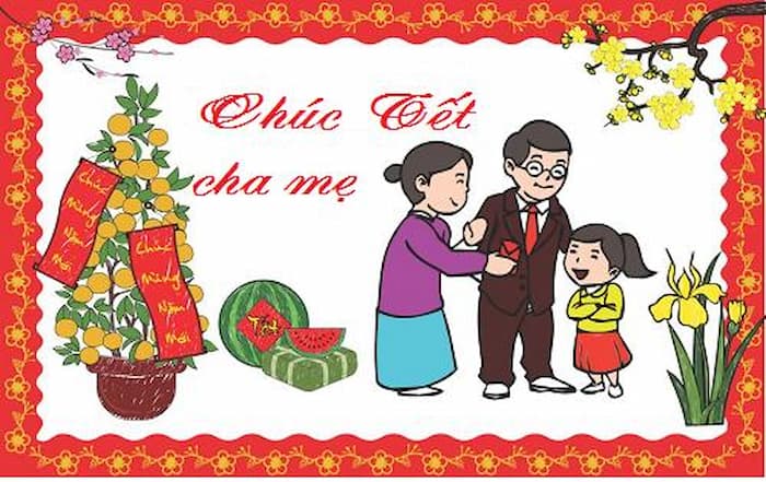 Lời chức tết 2022 hay cho cha mẹ