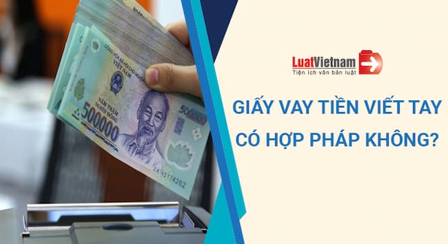 mẫu giấy mượn tiền