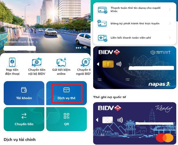 Cách kích hoạt thẻ ATM BIDV 1