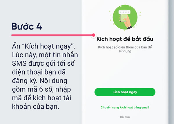 Kích hoạt tài khoản Finhay