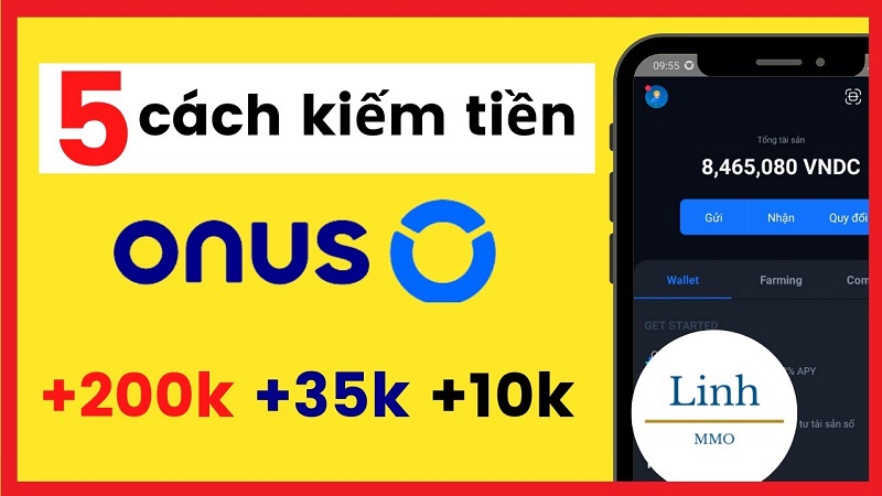 kiếm tiền app onus